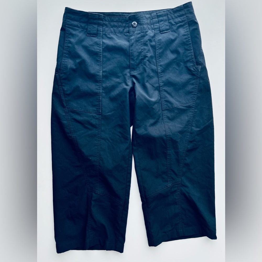 Women's Navy Cropped Utility Pants